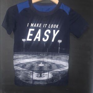 Kids Navy Blue Graphic Tee